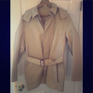 Sandro Men’s Belted Rain/Trenchcoat- Sz LG